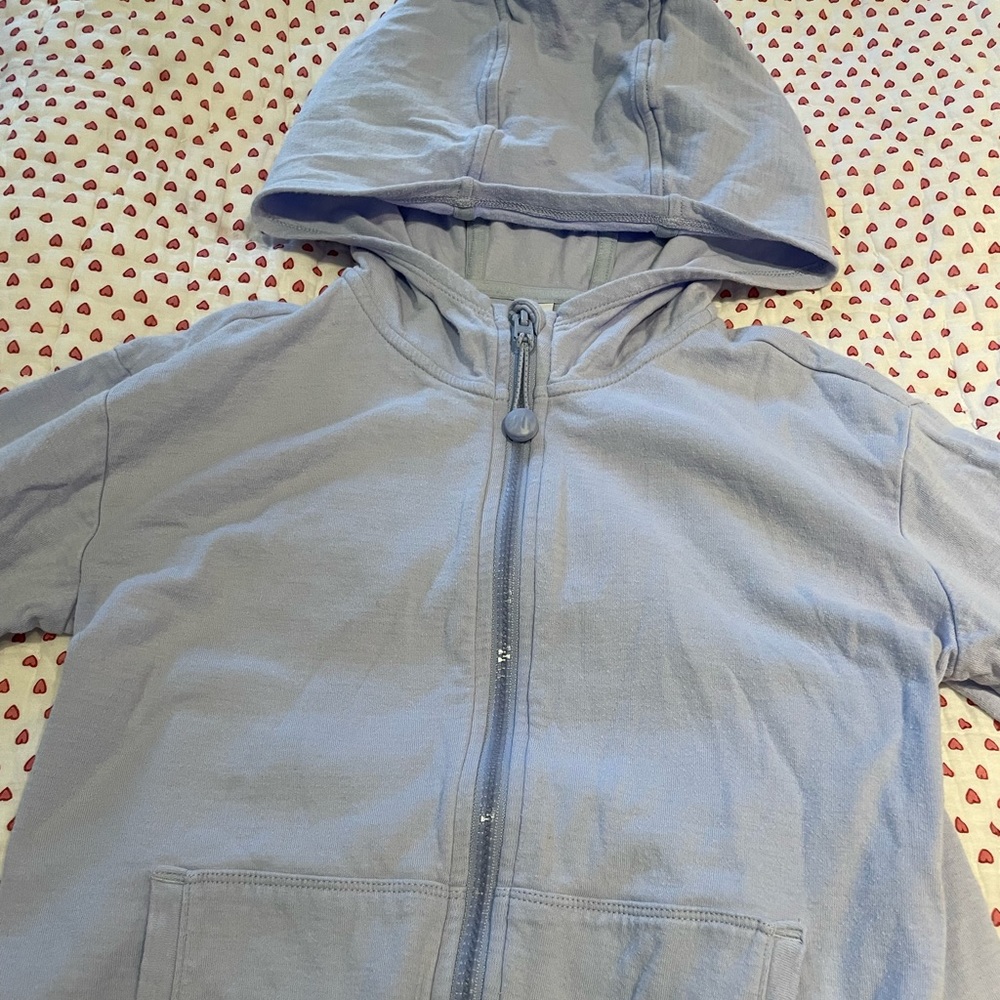Athleta Girl zip up hoodie lavender